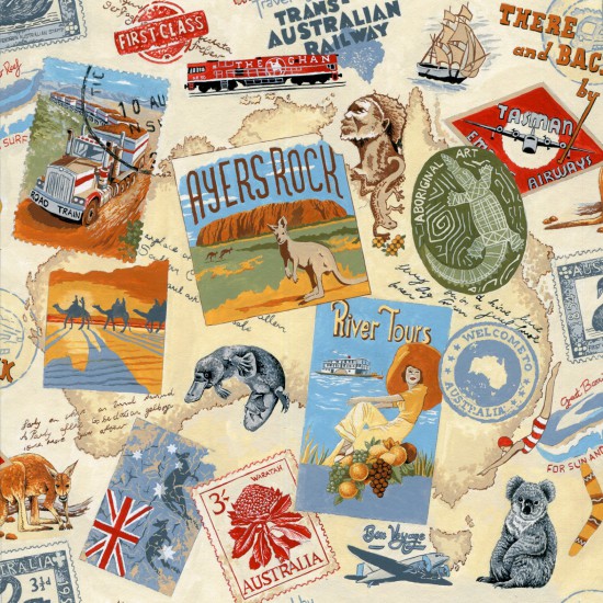 AUSTRALIAN GOLD stamps postcards koala platypus - Click Image to Close